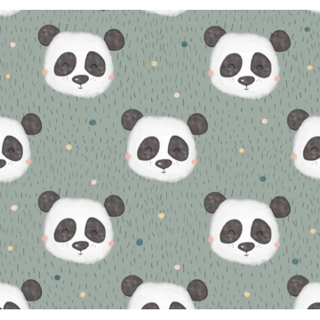 Cagoule Panda menthe